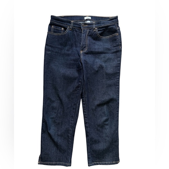 Jaclyn Smith Women's Dark Wash Straight Leg Jeans Size 8 - Picture 1 of 8